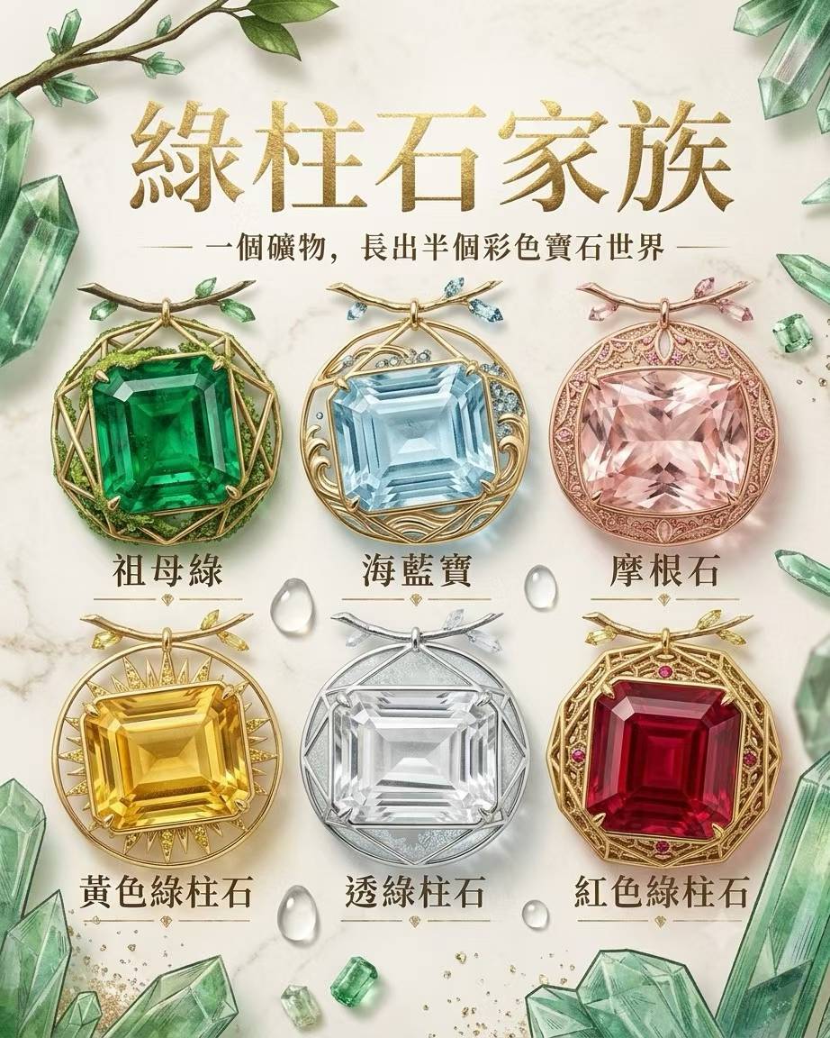 綠柱石家族寶石科普