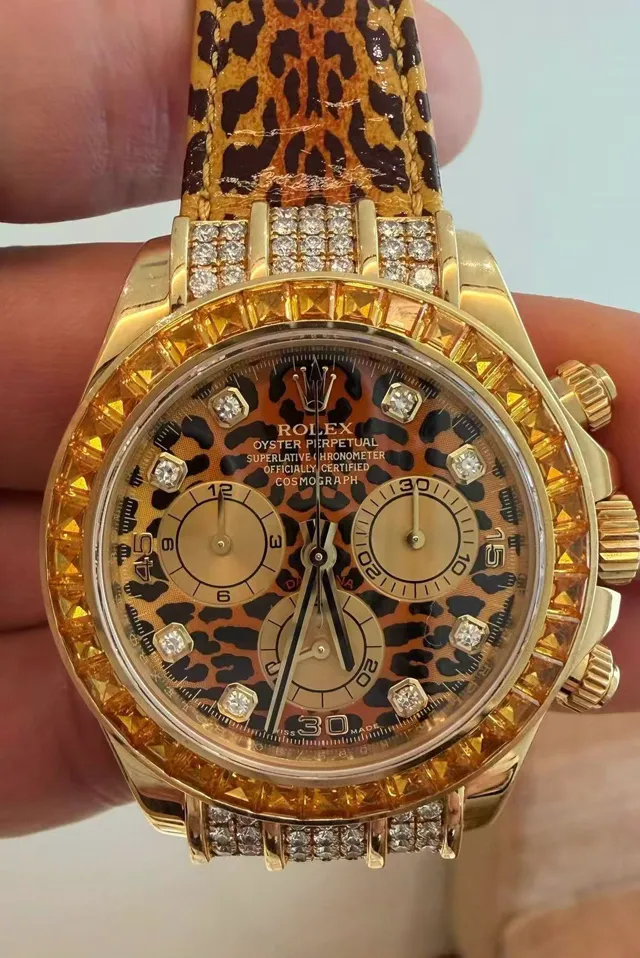 Rolex 116598SACO Daytona Leopard 已停產隱藏特別款